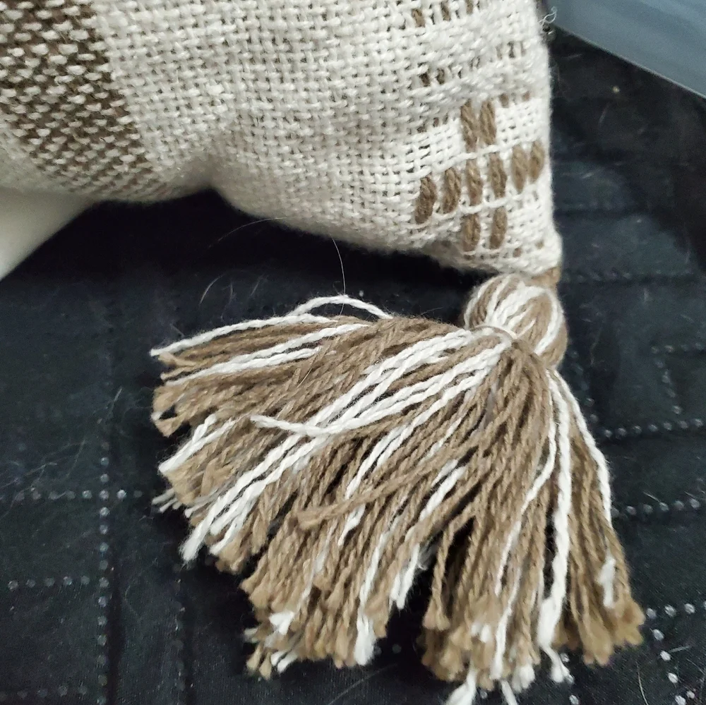 Boho accent pillow
